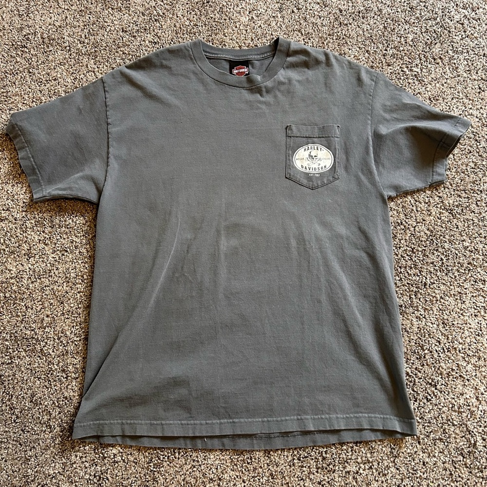 Harley-Davidson Charcoal Short Sleeve Tee
